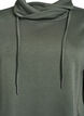 Kurzes Sweatshirtkleid mit Stehkragen und Taschen, Gr&uuml;n, Packshot image number 2