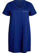 Organische Baumwoll-Nachthemd mit V-Ausschnitt, Blau, Packshot image number 0