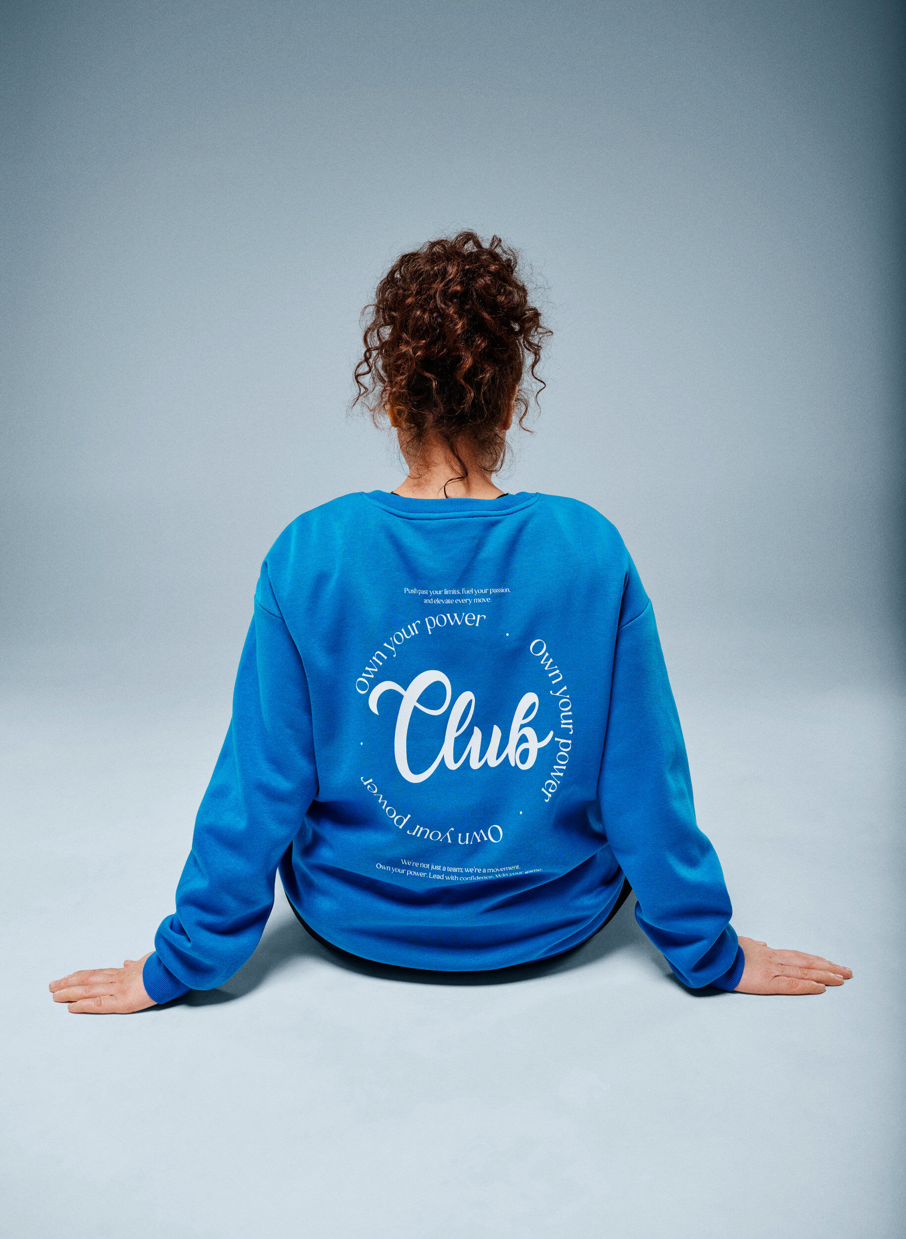 Sweatshirt mit Textprint
