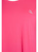 Einfarbiges Trainings-T-Shirt, Pink, Packshot image number 2