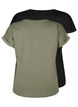 2er-Pack kurz&auml;rmlige T-Shirts, Gr&uuml;n, Packshot image number 1