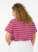 Gestreiftes T-Shirt aus Bio-Baumwolle, Rot, Model image number 2