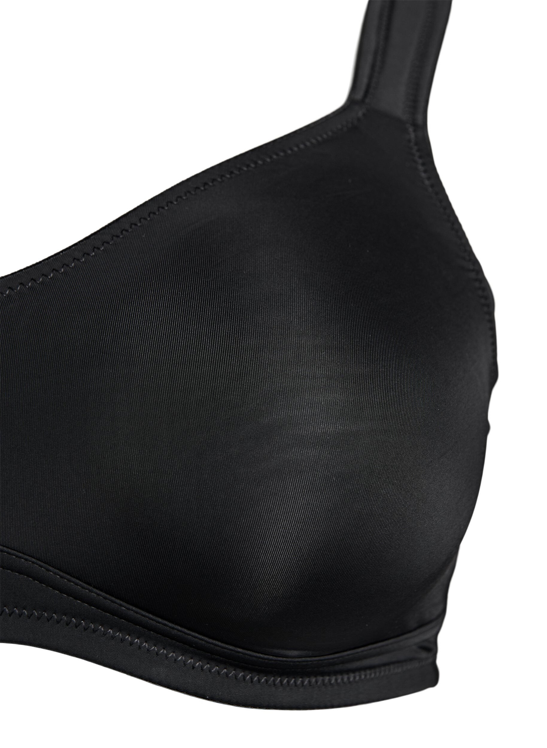 ZizziBequemer BH mit gepolsterten Tr&auml;gern, Schwarz, Packshot image number 2
