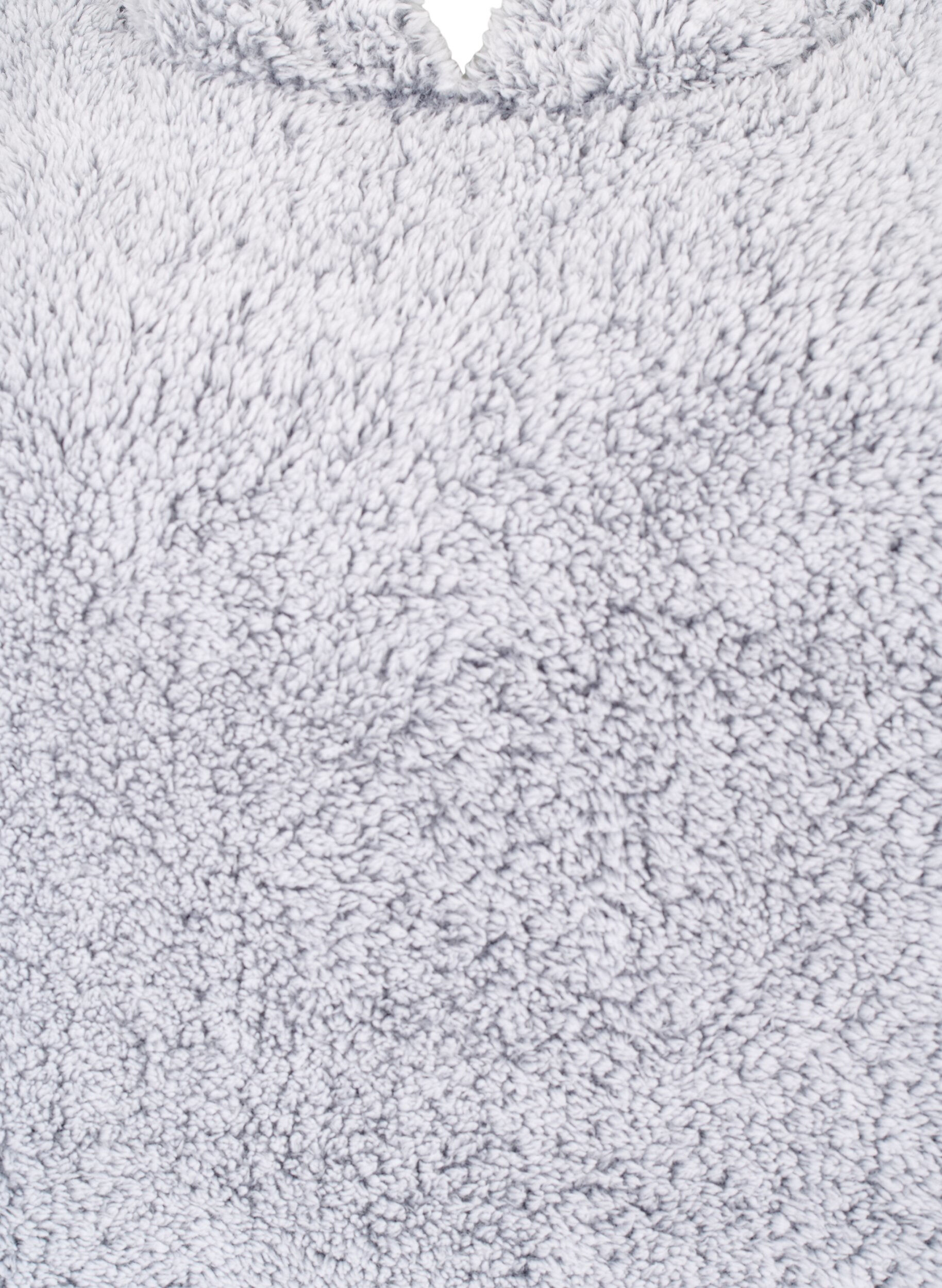 Zizzi &Uuml;bergro&szlig;es Teddykleid mit Tasche, Grey Melange, Packshot image number 2