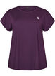 Einfarbiges Trainings-T-Shirt, Lila, Packshot image number 0