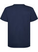 T-Shirt aus Bio-Baumwolle mit Teddyb&auml;r-Motiv, Blau, Packshot image number 1