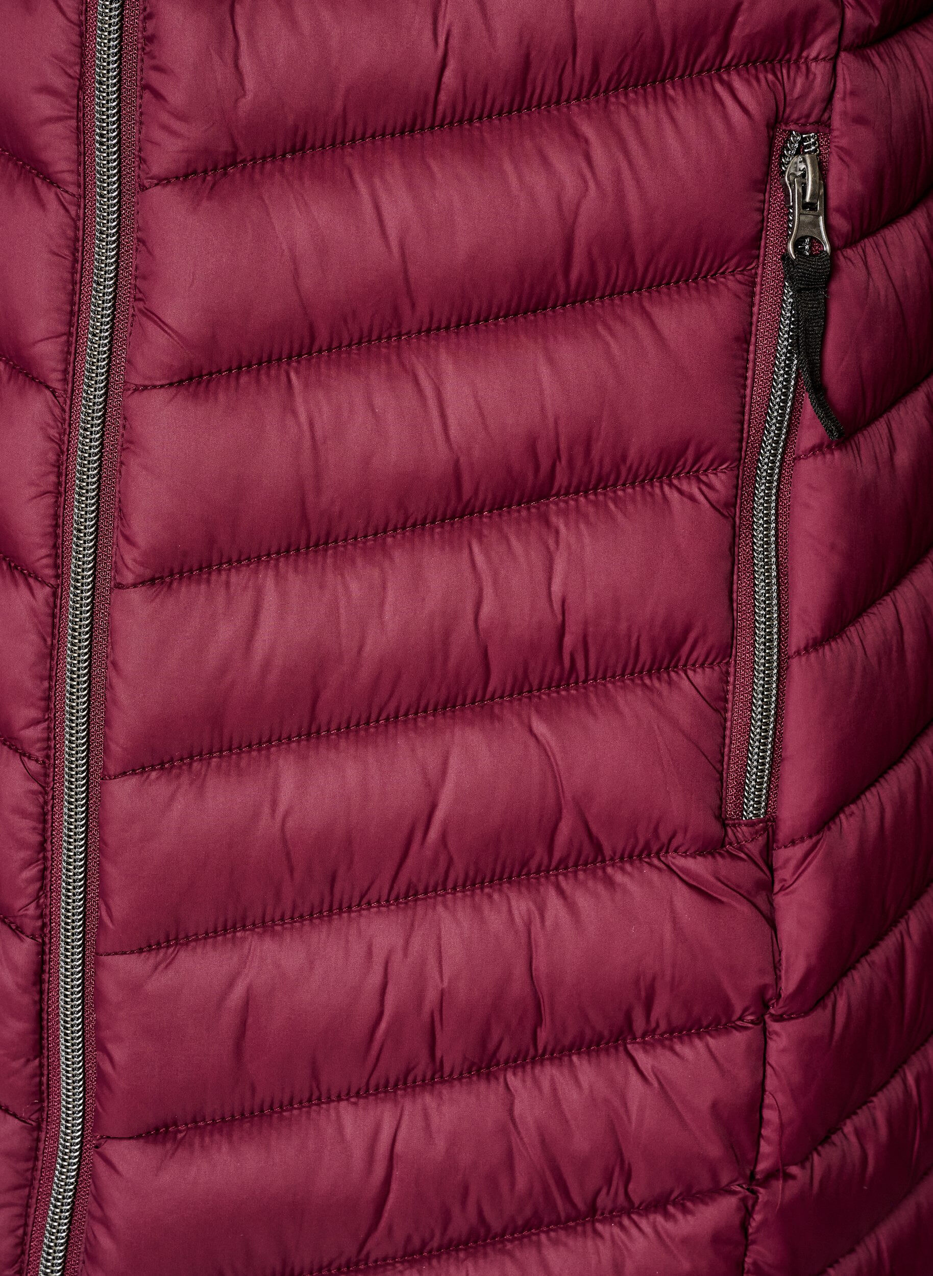 ZizziLeichte Jacke mit Taschen und abnehmbarer Kapuze, Rot, Packshot image number 3