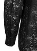 Blouse en dentelle à manches longues, Black, Packshot image number 3