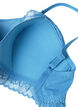 Soutien-gorge avec dentelle et rembourrage doux, Bleu, Packshot image number 3