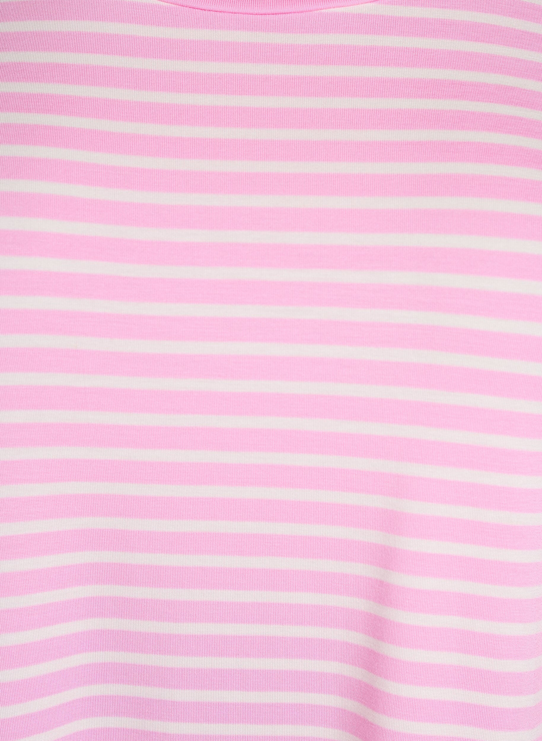 ZizziT-shirt en TENCEL&trade; Lyocell &agrave; rayures, Rose, Packshot image number 2