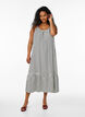 Robe d'&eacute;t&eacute; &agrave; rayures et &agrave; forme en A, Noir, Model image number 0