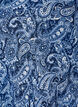 Gemustertes Kleid mit Eins&auml;tzen, Blau, Packshot image number 2