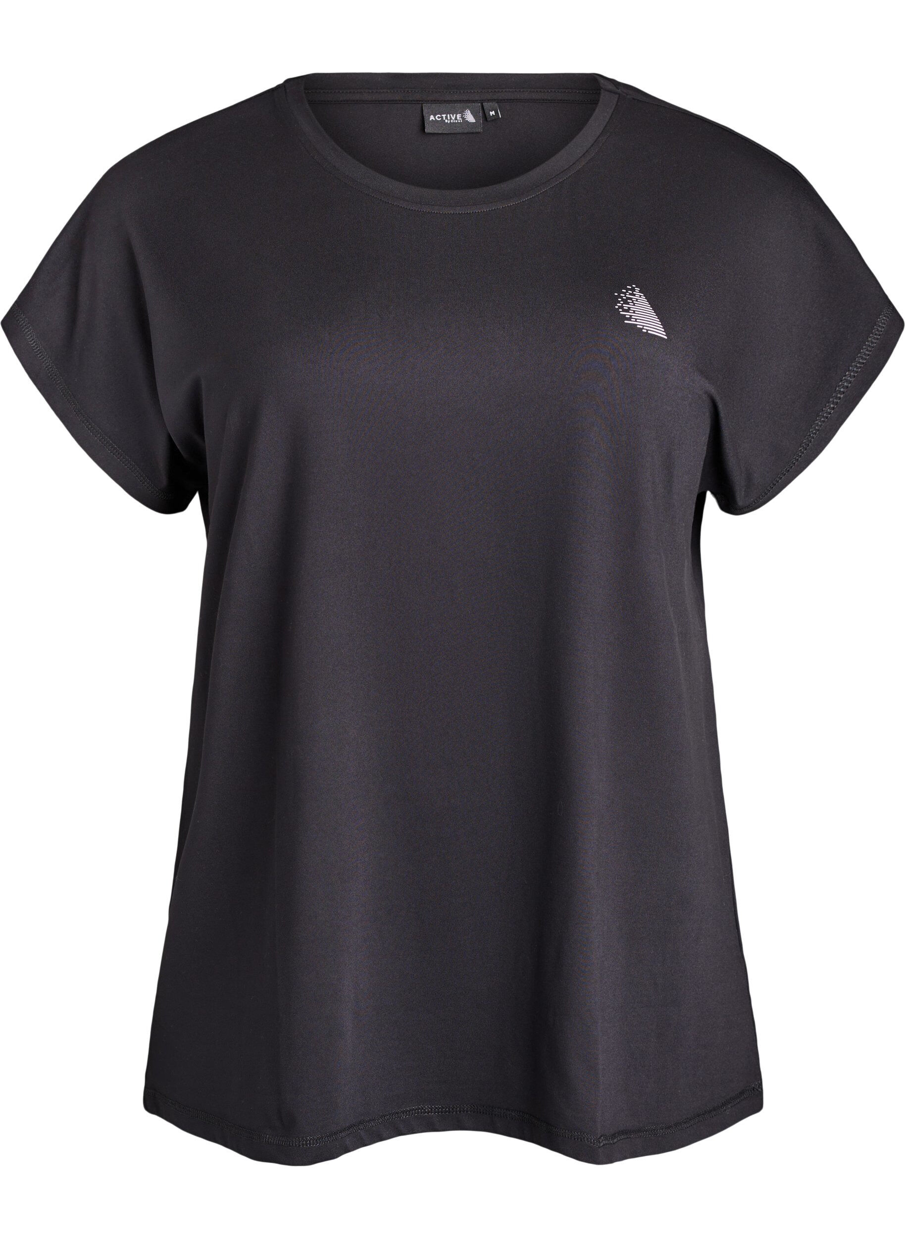 Einfarbiges Trainings-T-Shirt