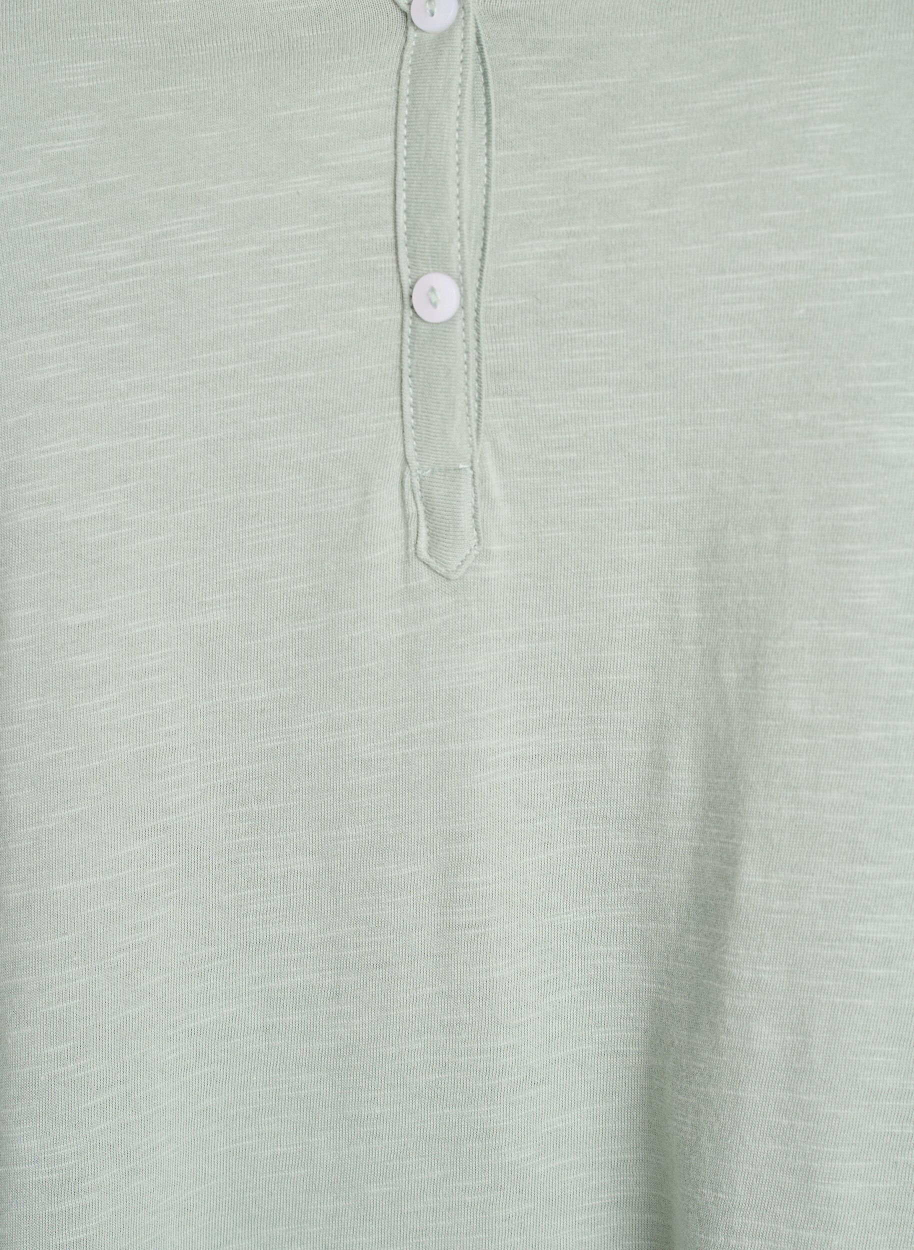 ZizziT-Shirt mit Knopfleiste, Gr&uuml;n, Packshot image number 2