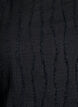 Blouse en jersey ondul&eacute;, Noir, Packshot image number 2