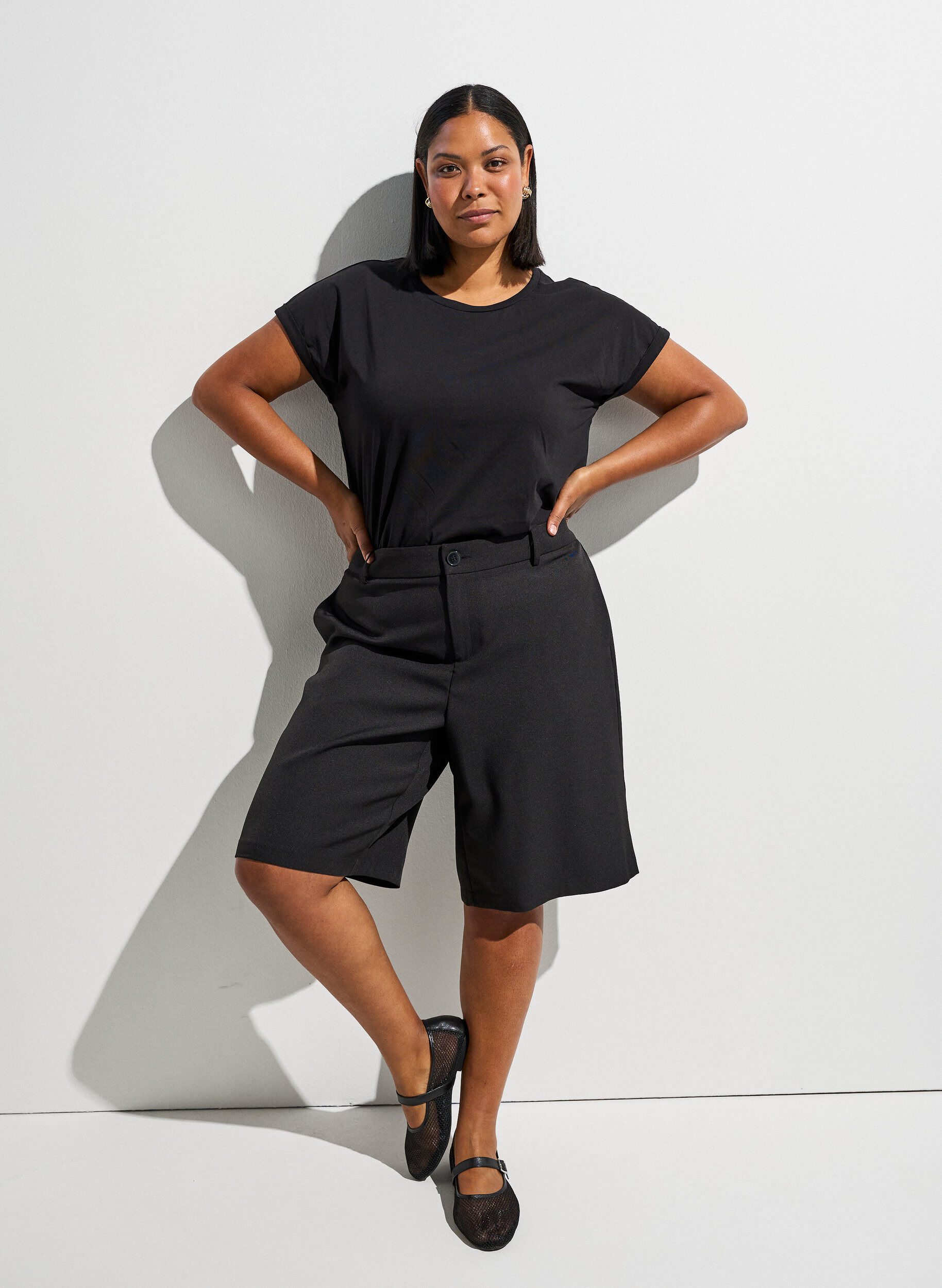 Kurz&auml;rmeliges T-Shirt aus einer Baumwollmischung