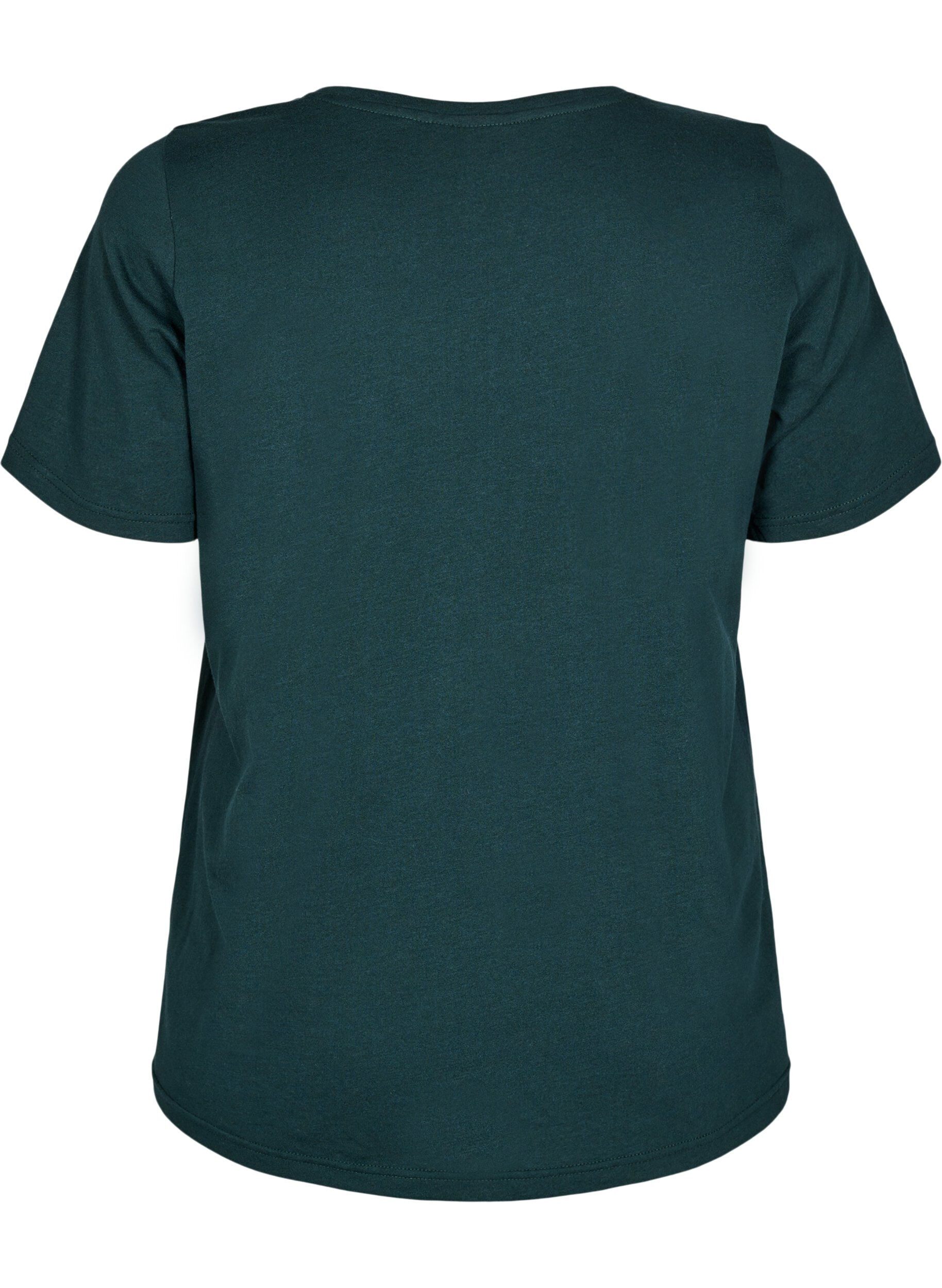 Zizzi FLASH &ndash; T-shirt avec motif, Vert fonc&eacute;, Packshot image number 1