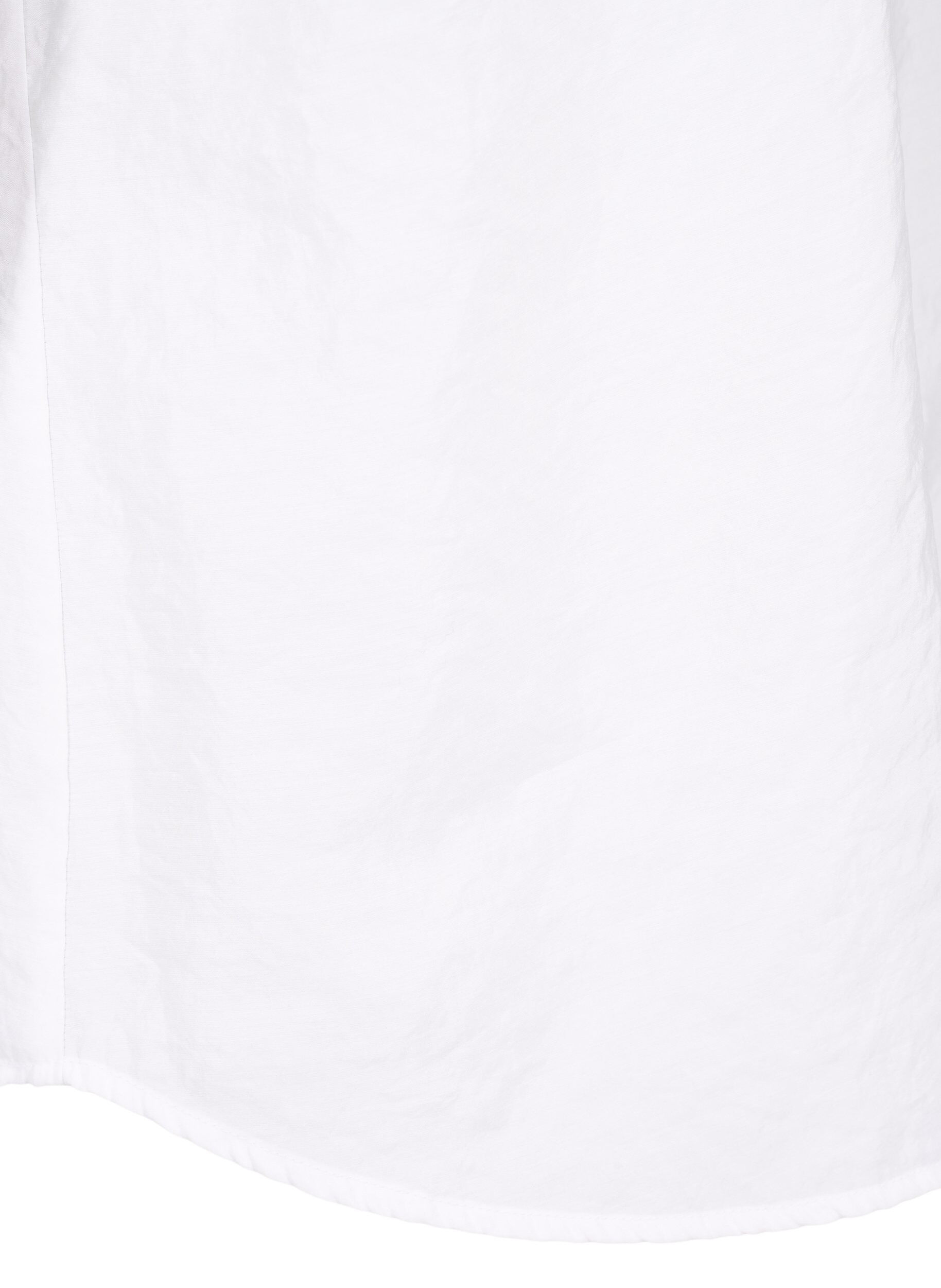 Zizzi Bluse aus TENCEL&trade; Modal, Bright White, Packshot image number 3