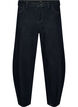 Jean taille haute coupe Barrel, Bleu, Packshot image number 0