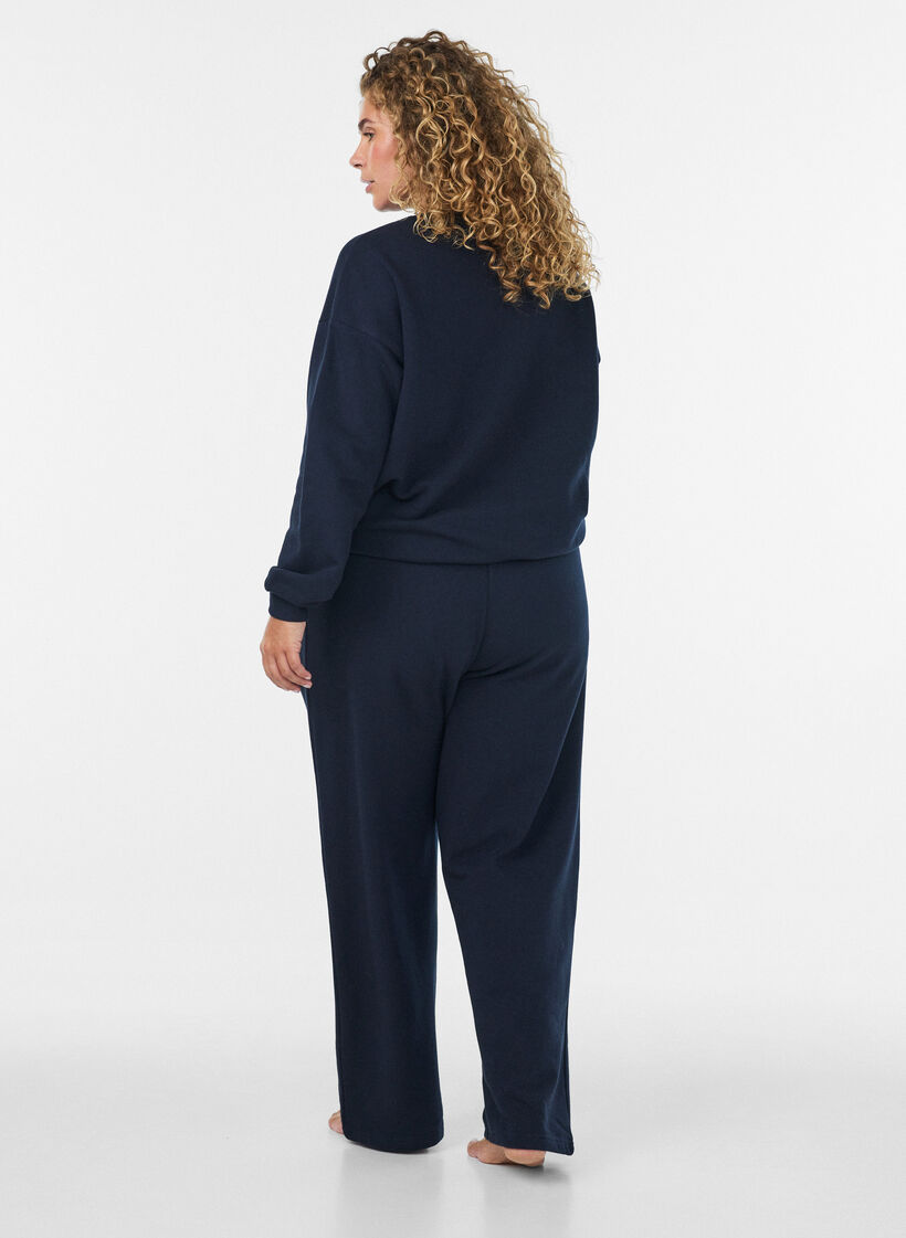 Pantalon de jogging avec poches, Bleu, Model image number 1