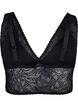Spitze Bralette mit weicher Polsterung, Black, Packshot image number 1