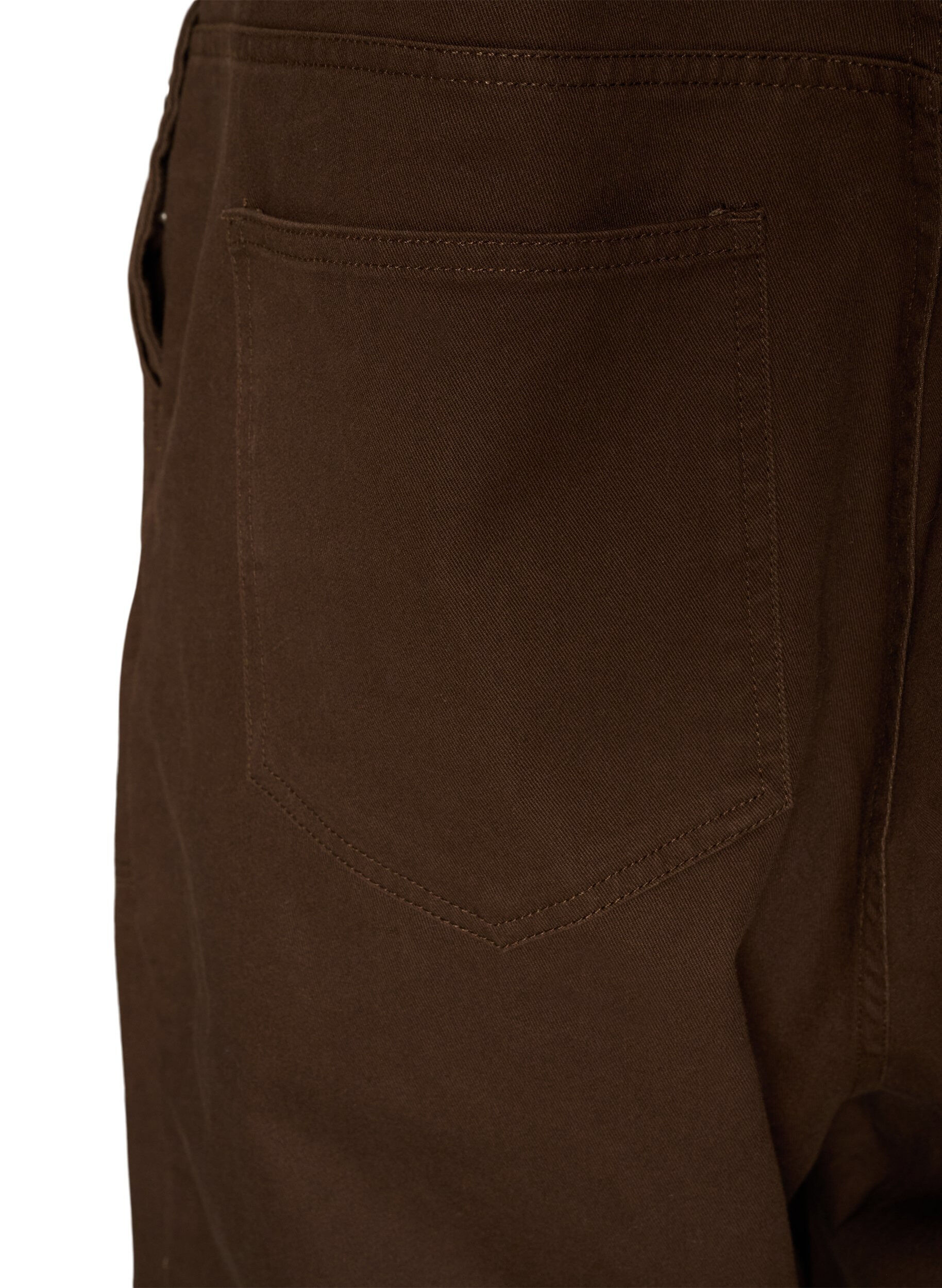 ZizziLatzhose mit Balloneffekt und verstellbaren Tr&auml;gern, Braun, Packshot image number 4