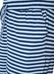 Pantalon de pyjama ray&eacute; &agrave; taille haute et coupe ample, Bleu, Packshot image number 2