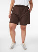 Trainingsshorts mit Innenhose und Handytasche, Braun, Model image number 3