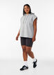 Gilet de sweat &agrave; capuche avec &eacute;paulettes, Gris, Model image number 1