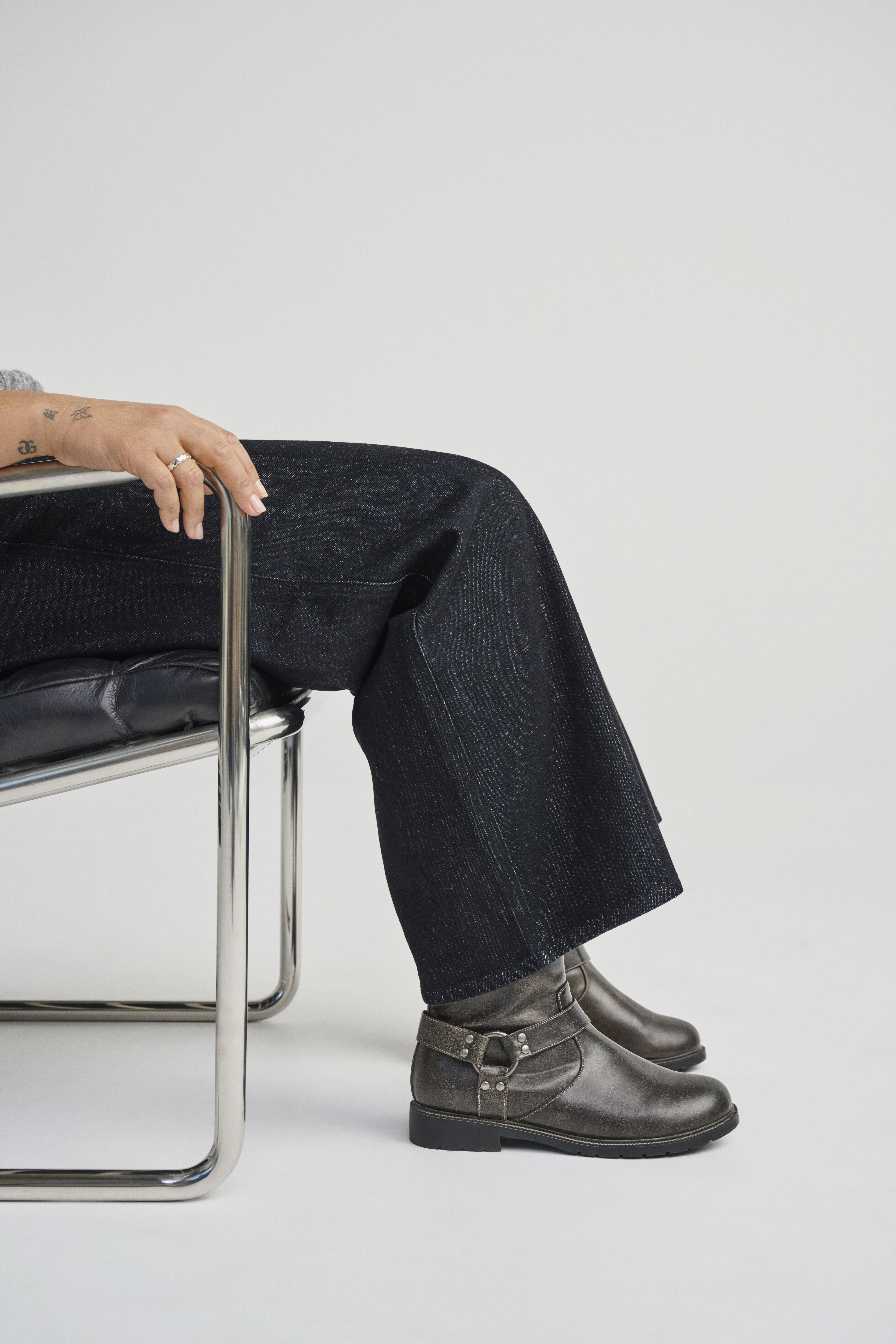 Zizzi Kurzer Biker-Stiefel, , Model