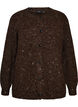 Cardigan avec sequins et boutons, Marron, Packshot image number 0