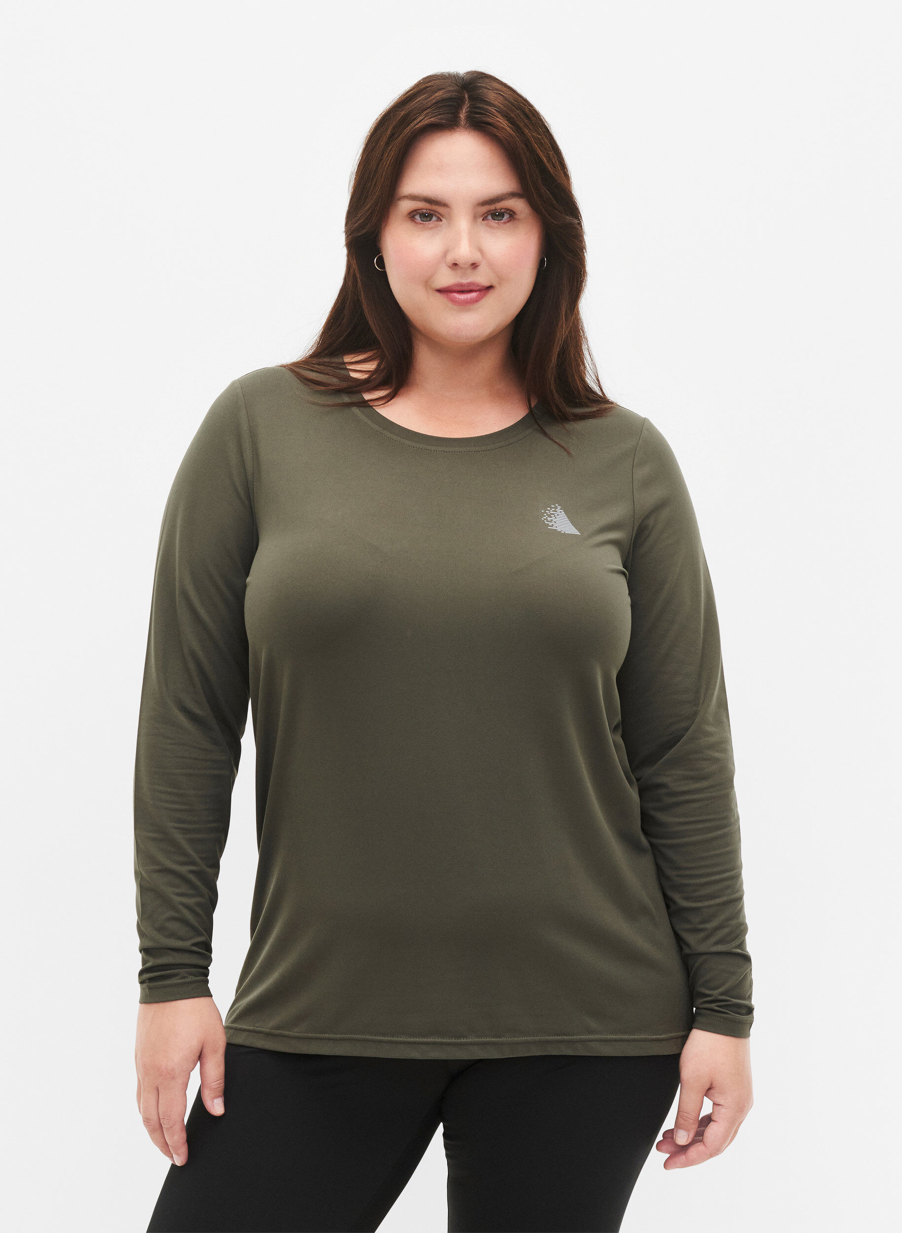 Zizzi Chemise d'entra&icirc;nement &agrave; manches longues, Chimera, Model image number 0