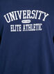 Sweat-shirt avec imprim&eacute; texte, Bleu, Packshot image number 2