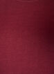 T-shirt coupe boxy en coton, Bordeaux, Packshot image number 2