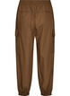 Pantalon cargo ballon en coton, Marron, Packshot image number 1