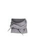 &Eacute;charpe triangle tricot&eacute;e, Gris, Packshot image number 2