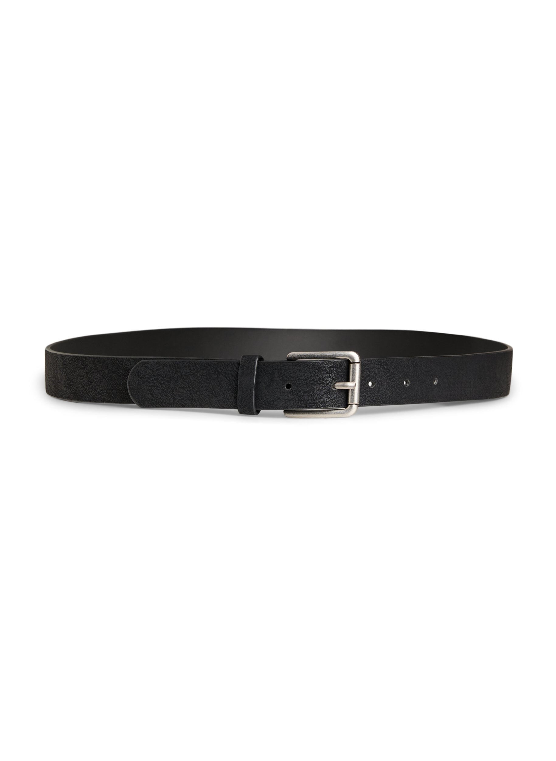 Ceinture en cuir m&eacute;lang&eacute; avec boucle classique
