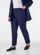Pantalon avec poches et jambes droites, Bleu, Model image number 2