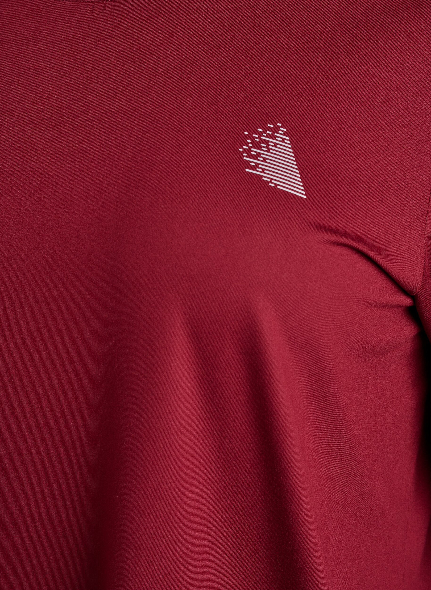 ZizziTrainingsshirt mit 3/4-&Auml;rmeln, Rot, Packshot image number 2
