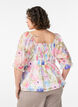 Bluse aus Lyocell mit Blumenprint und Herzausschnitt, Wei&szlig;, Model image number 2