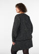 Veste en boucl&eacute; avec boutons dor&eacute;s, Noir, Model image number 2