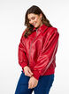 Bomberjacke aus Kunstleder, Rhythmic Red, Model image number 0