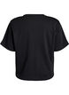 Boxy Baumwoll-T-Shirt, Schwarz, Packshot image number 1