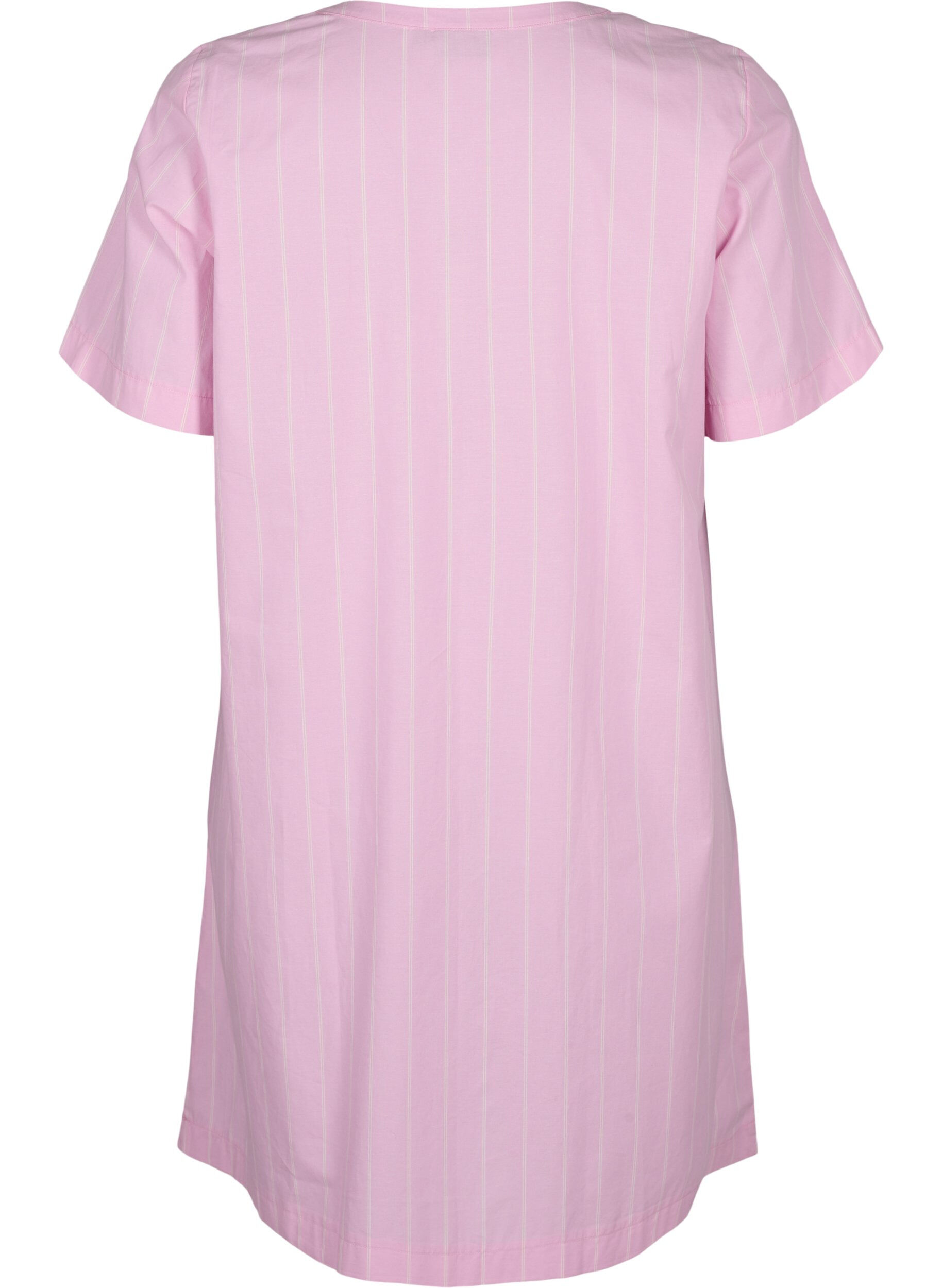 Zizzi Gestreiftes Kleid aus Bio-Baumwolle, Lilac Sachet, Packshot image number 1