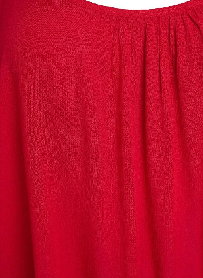 Top &agrave; bretelles en viscose, Rouge, Packshot image number 2
