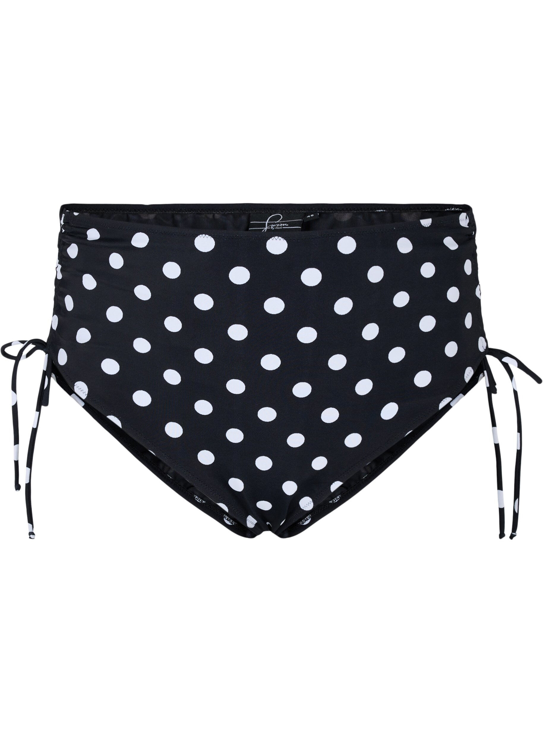 Zizzi Bikinihose mit Print, Dotted Print, Packshot image number 0
