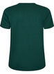 T-shirt de No&euml;l en coton bio, Vert fonc&eacute;, Packshot image number 1
