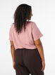 T-shirt imprim&eacute;, Rose poudr&eacute;e, Model image number 2