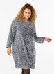 Robe pailletée avec nœud, Silver, Model image number 0