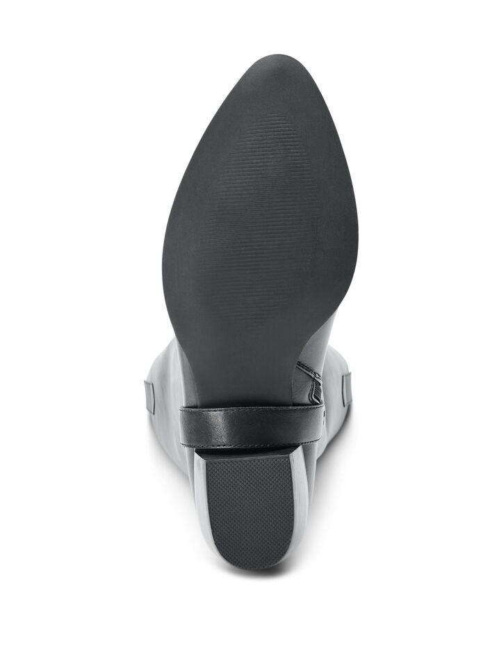 Hoher Stiefel mit abnehmbarem Schaft, Schwarz, Packshot image number 5